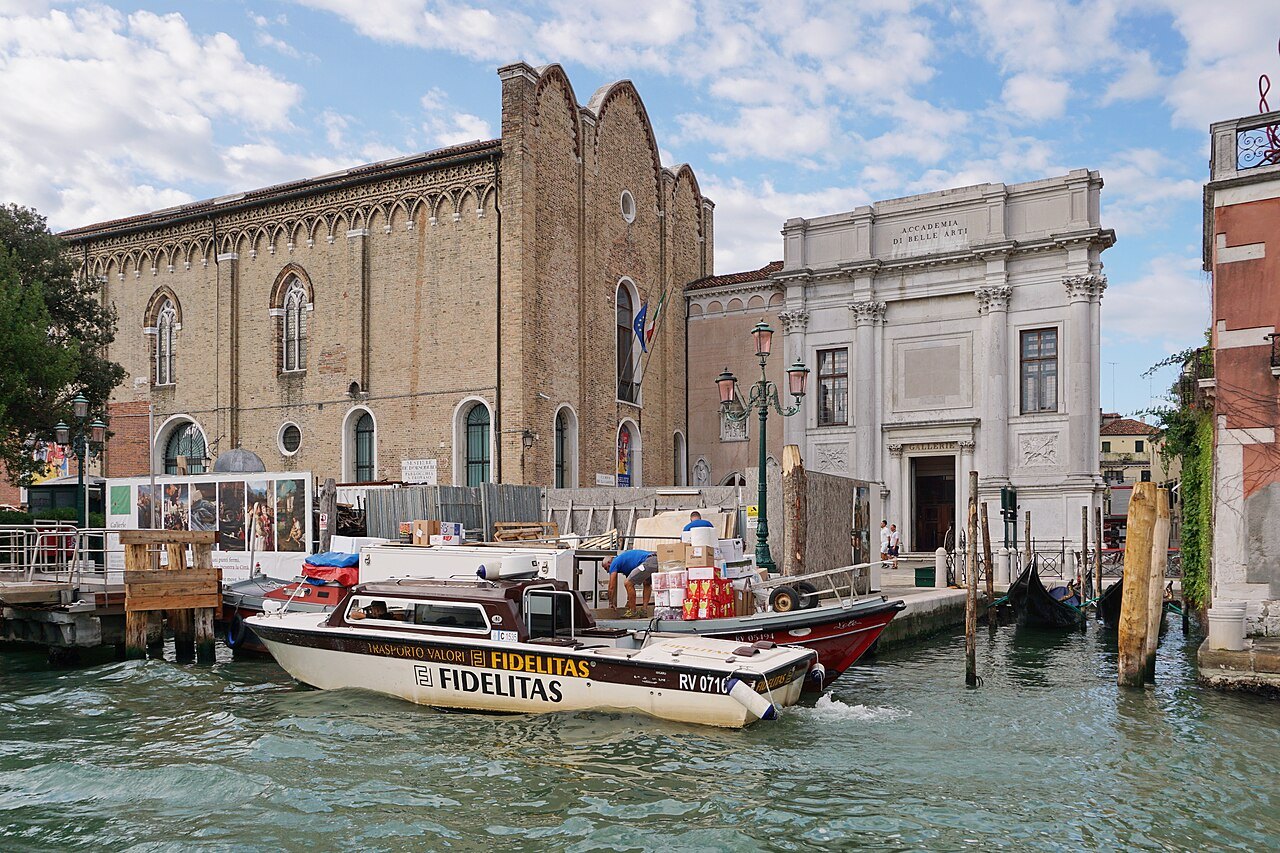 The Accademia and the church of the Carità from the Grand Canal