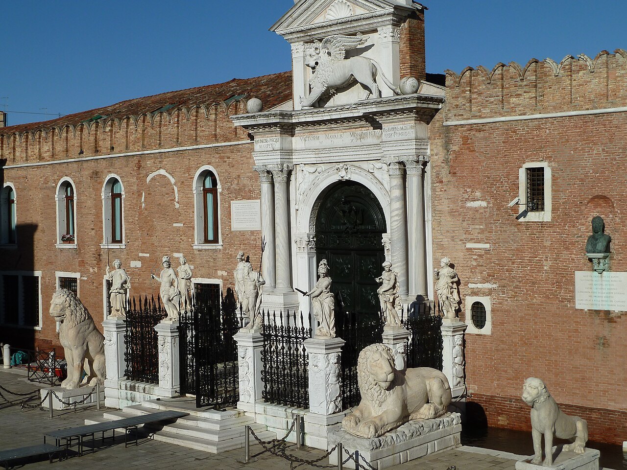 The Porta Magna, the Renaissance land gate of the Arsenale