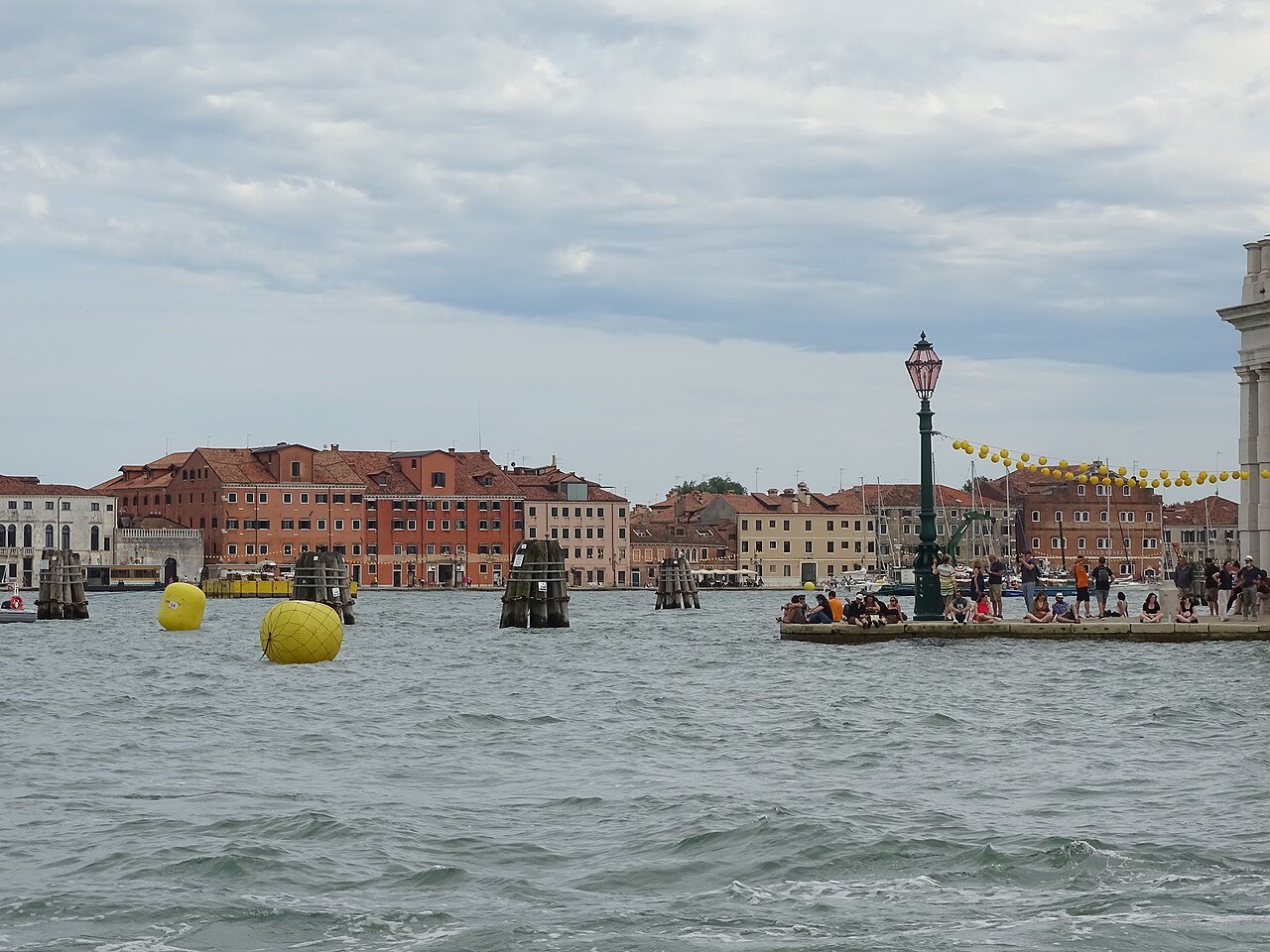 The Giudecca's Fondamenta della Croce from the water