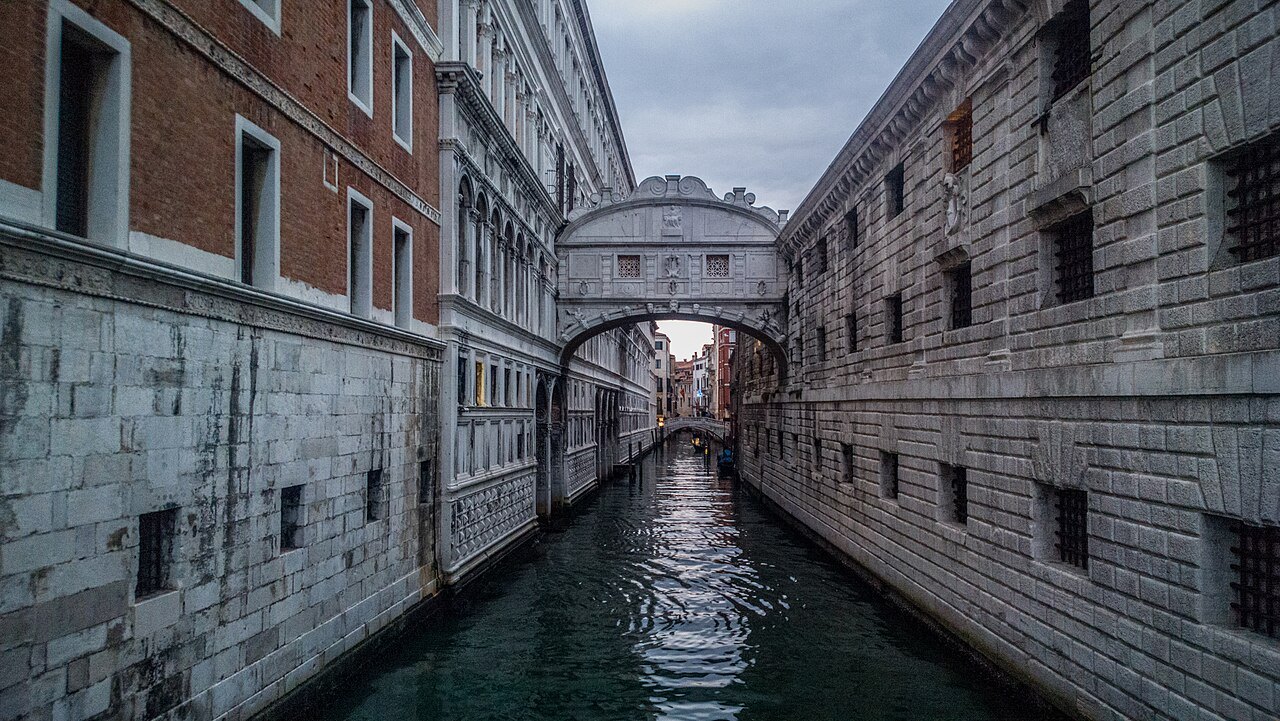 The Bridge of Sighs over the Rio di Palazzo