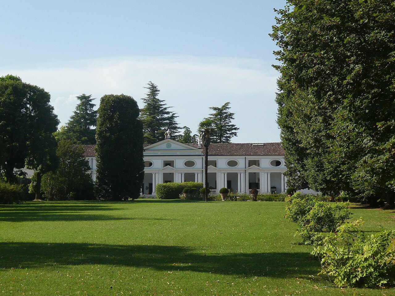 The garden front of Villa Pisani at Stra