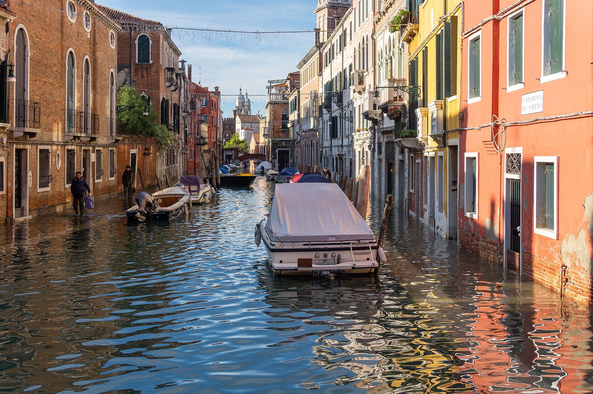 High water along the Fondamenta del Squero