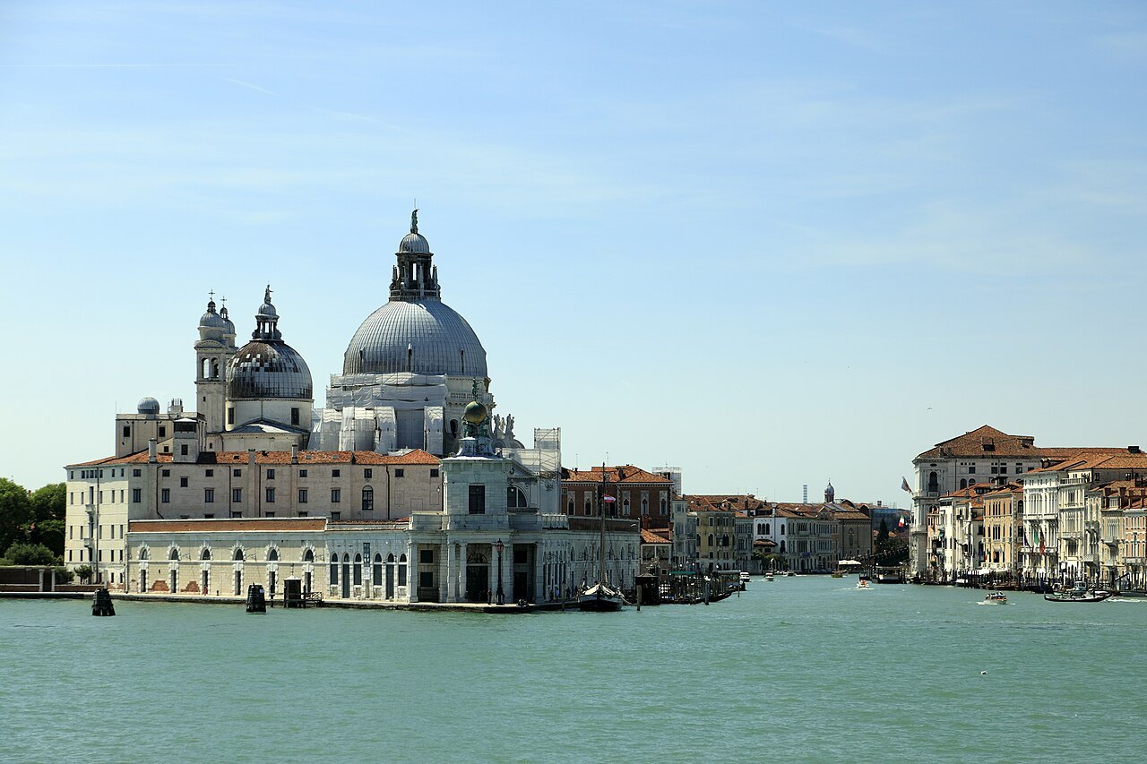 The Salute and the Punta della Dogana from the water