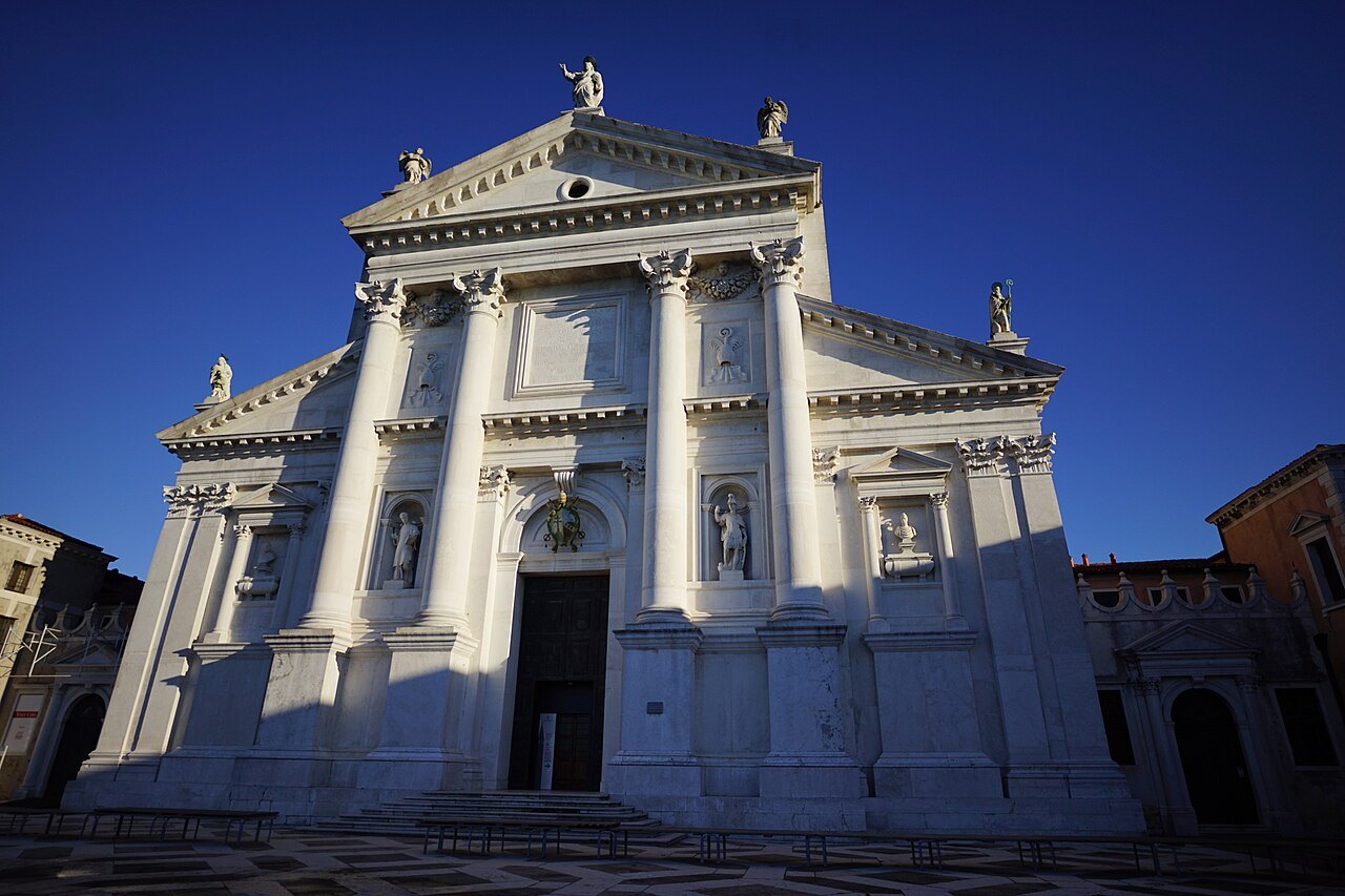 Palladio's white front of San Giorgio Maggiore